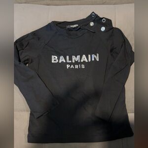 Toddler Long Sleeve Balmain shirt